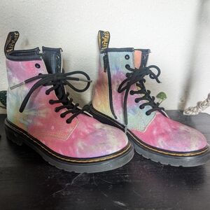 4 for $20 Dr. Martens Kids Tie Dye Boots
